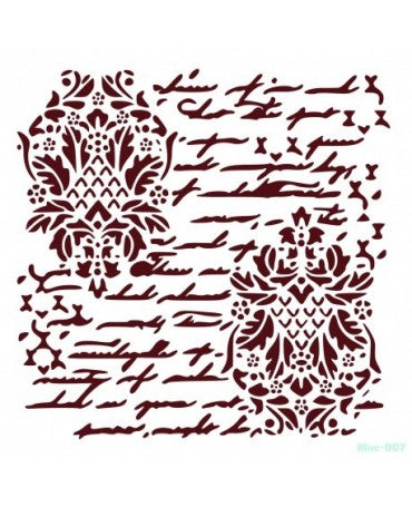 Stencil MISS 25X25cm MNC007 1