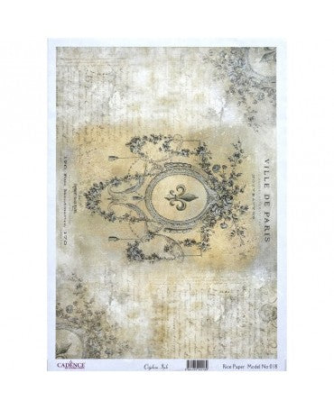 Papel arroz Cadence A3 DreamArt PAD018 1