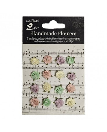 FLORES Little Birdie 16 pc Beeded Micro Roses Fairy Garde 1