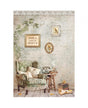 Papel arroz Stamperia A4 Golden Harmony sillón 1