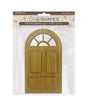 Madera Silueta DM stamperia Golden Harmony puerta 1