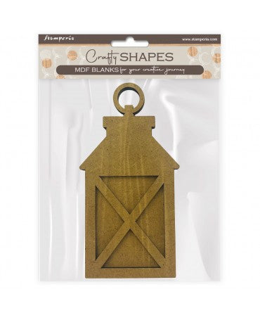 Madera Silueta DM stamperia Golden Harmony linterna 1