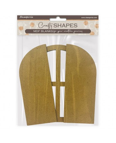 Madera Silueta DM stamperia Golden Harmony ventana 1