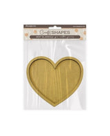 Madera Silueta DM stamperia corazones 1