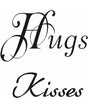 SELLO MARIANNE DESIGN CLEAR STAMPS HUGS/KISSES UK 1
