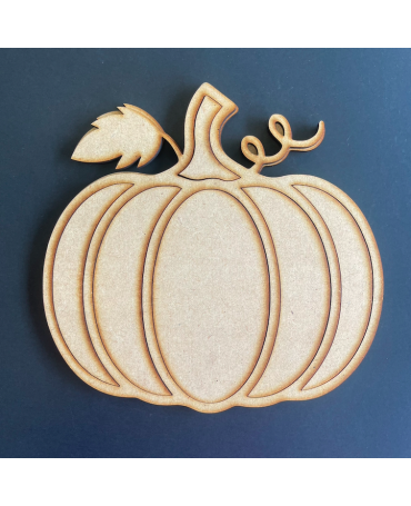Madera Silueta CALABAZA 3D 2