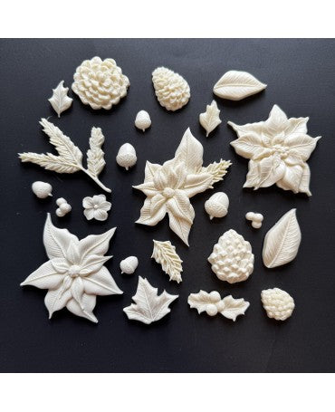 KIT MOLDES Navidad Poinsettia 1