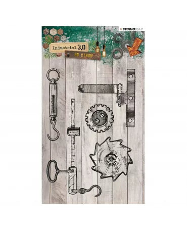 SELLO STUDIO LIGHT CLEAR STAMP A6 INDUSTRIAL 1