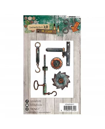 SELLO STUDIO LIGHT CLEAR STAMP A6 INDUSTRIAL 2