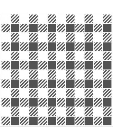 Stencil TCW Buffalo Plaid 30x30cm 1