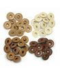 EYELETS X 40 BROWN WE R MEMORY KEEPERS WIDE 1