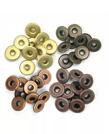 EYELETS X40 COPPER WARM METAL WE R MEMORY KEEPERS WIDE 1