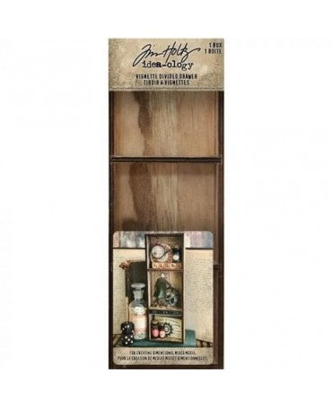 Tim Holtz Idea-ology Cajón dividido Vignett 1