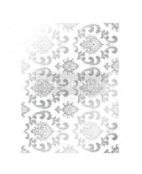 Transfer Rub On PRIMA foil Casa de Damasco plateada 45x60 cm 1