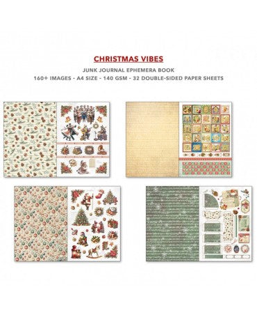 Ephemera Book A4 CHRISTMAS VIBES 2