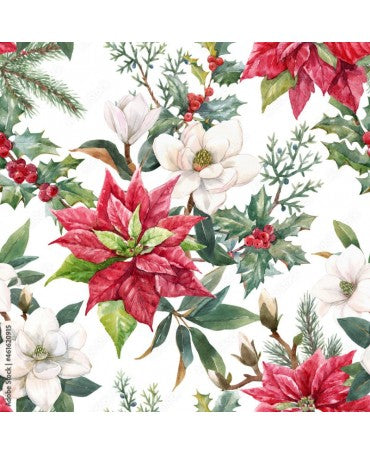 Servilletas CHRISTMAS FLORALS 1