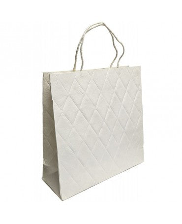Bolsa de papel con rombos en relieve 1