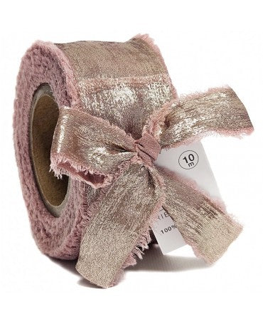 CINTA GLAM RAW 40 mm Rosa-oro 1