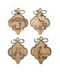Madera Juego 4 arabescos escenas 1