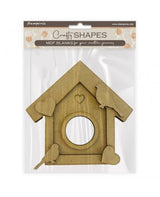 Madera Silueta DM stamperia CASA PAJARO 1
