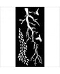STENCIL Stamperia 12x25cm Dewdrops Branches 1