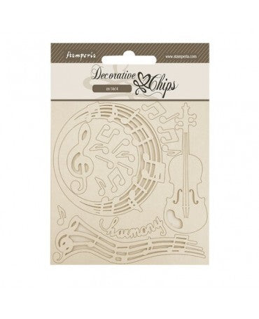 CHIPS Stamperia Music SCB245 1