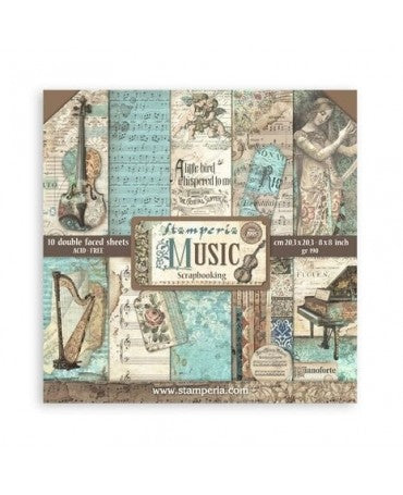 COLECCIÓN 20X20 STAMPERIA Music 1