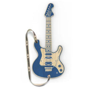 Guitarra azul woodrocker neue-freunde 1