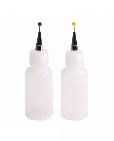 Aplicador de pegamento de punta ultrafina 2pcs 1