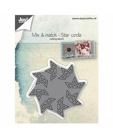 TROQUEL JOY!CRAFTS SNIJSTENCIL MIX & MATCH STERCIRKEL 1