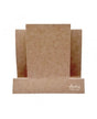 Tarjeta pop up kraft 14x15 cm pack 5 ud 1