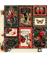 Colección 20x20 GRAPHIC 45 Curiouser & Curiouse Alice 2