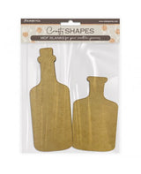 Madera Silueta DM stamperia BOTELLAS 1