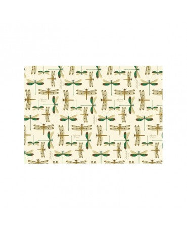 PAPEL ENCUADERNAR ROSSI Dragonflies 70x100cm 2 ud 2