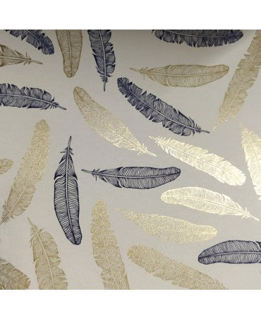 PAPEL ENCUADERNAR ROSSI Feathers 70x100cm 2 ud 1