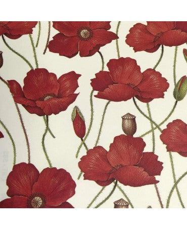 PAPEL ENCUADERNAR ROSSI Poppies 70x100cm 2 ud 1