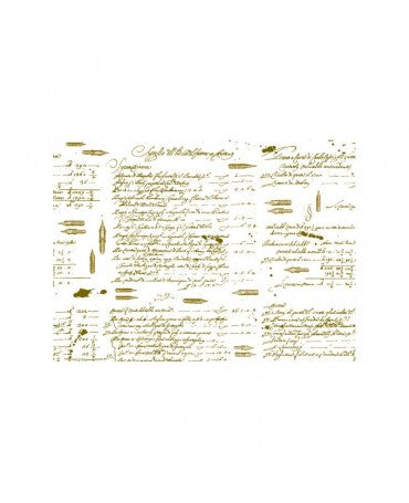 PAPEL ENCUADERNAR ROSSI Handwriting ink 70x50cm 2 ud 2