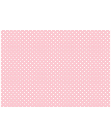 Tela encuadernación CORAZON BLANCO ROSA 70x50cm 1