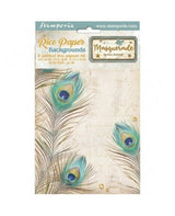 Papel arroz Stamperia A6 Masquerade (8UD) 1