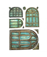 Molde STAMPERIA silicona A5 Masquerade Windows 2