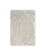 Molde STAMPERIA silicona A5 Masquerade Feathers 1