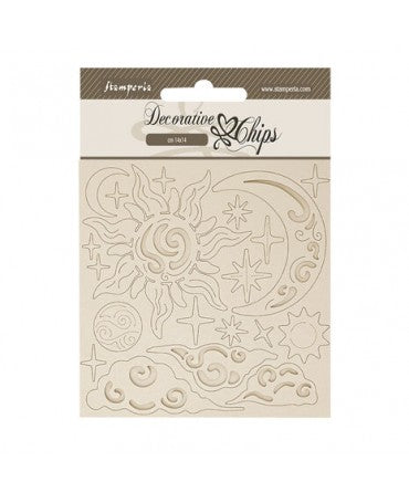 CHIPS Stamperia Masquerade Sun And Moon 1