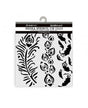 STENCIL Stamperia 12x12 cm Masquerade Plumas 1