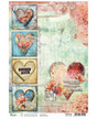 Papel Arroz CIAO BELLA A4 LOVE IS HERE 1