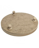 Madera Bandeja redonda 3 patas 2
