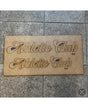 Madera Frase "Athletic Club" pack 2 1
