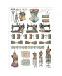 Papel arroz Stamperia A4 SEWING ACCESSORIES 1