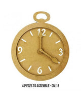 Madera Silueta DM stamperia Master of Magic Clock 1