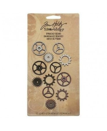 Tim Holtz Sprocket Gears (12pcs) 1