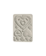 Molde STAMPERIA silicona A5 Hearts 1